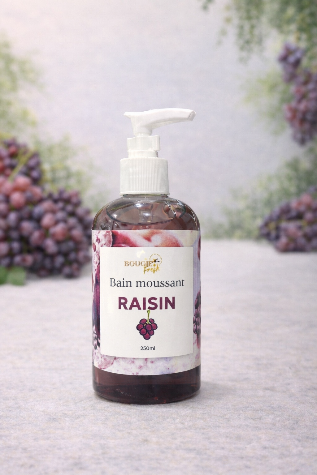 bain moussant raisin