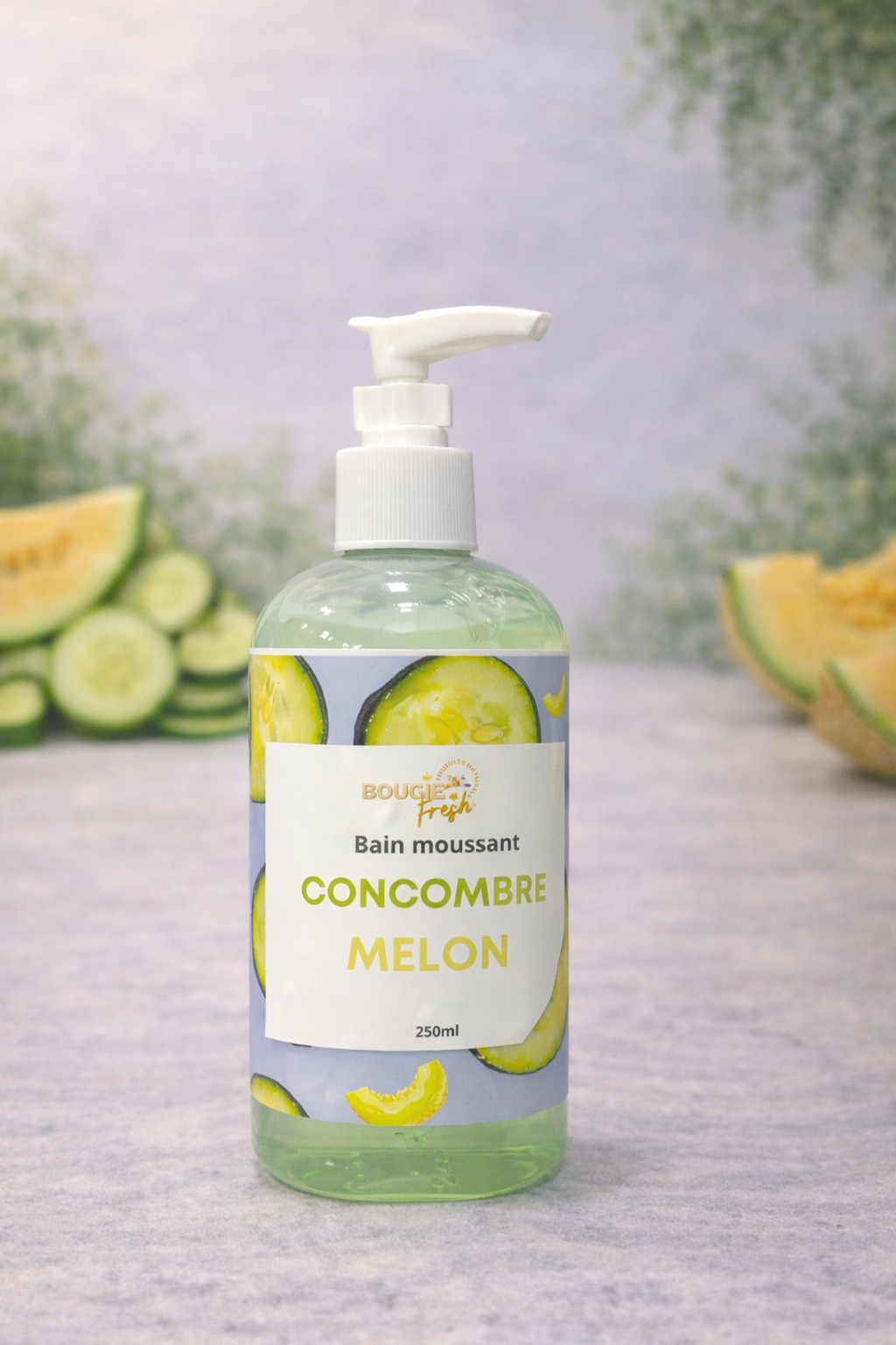 bain moussant concombre melon